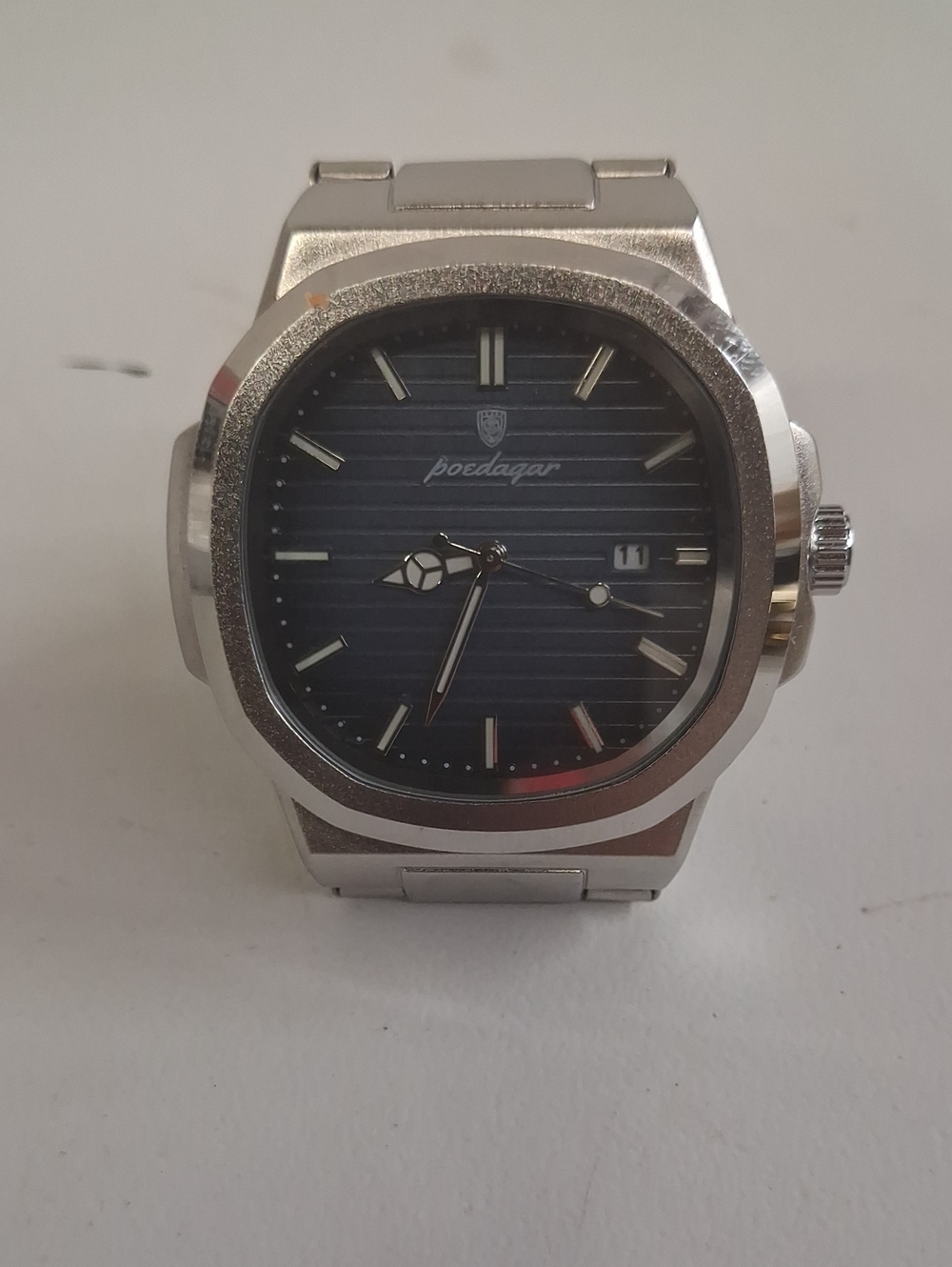 MEN'S POEDAGAR WATCH 613B DAY MARKER RUNS GREAT FITS UP TO 9" WRIST -  GW-22A